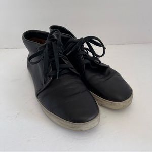 Rag & Bone Men’s 9 Euro 42 Black Leather Kent Sneakers